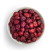 Dried cranberries in white bowl freestanding