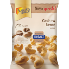 Freestanding packaging of cashew nuts InSalt 125g with Farmer's Snack logo, Insalt and DLG logo
