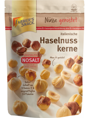 Avellanas italianas NoSalt 125g - avellanas naturales aromatizadas de Italia para disfrutar de los frutos secos sin sal.