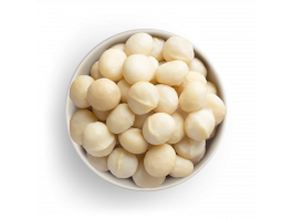 Macadamia natural en bol blanco