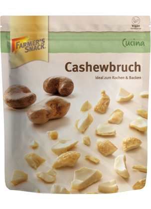 Exempt packaging of Cucina cashew curd ideal for cooking & baking with vegan labeling