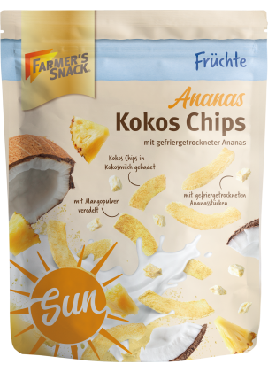 Kokos Chips Ananas