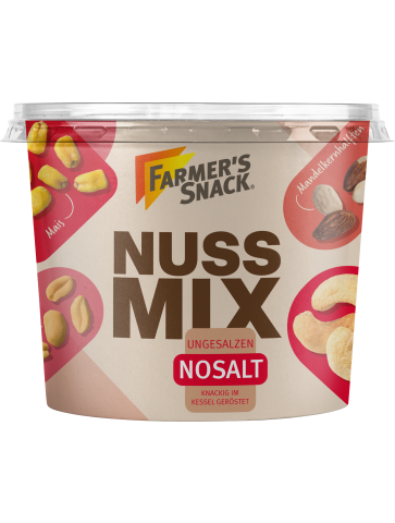Indywidualne opakowanie Farmer's Snack Mieszanka orzechów NoSalt tubka 225g